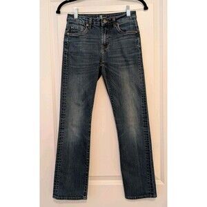 7 For All Mankind Boy's 12 Medium Blue Denim Standard Classic Straight Leg Jeans